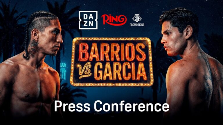THE RING: HIGH STAKES | MARIO BARRIOS VS. RYAN GARCIA LAUNCH PRESS CONFERENCE LIVESTREAM