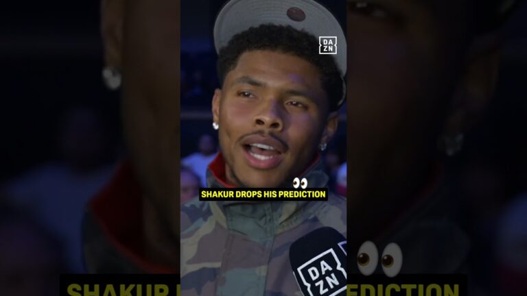 Shakur drops his main event prediction! #shorts