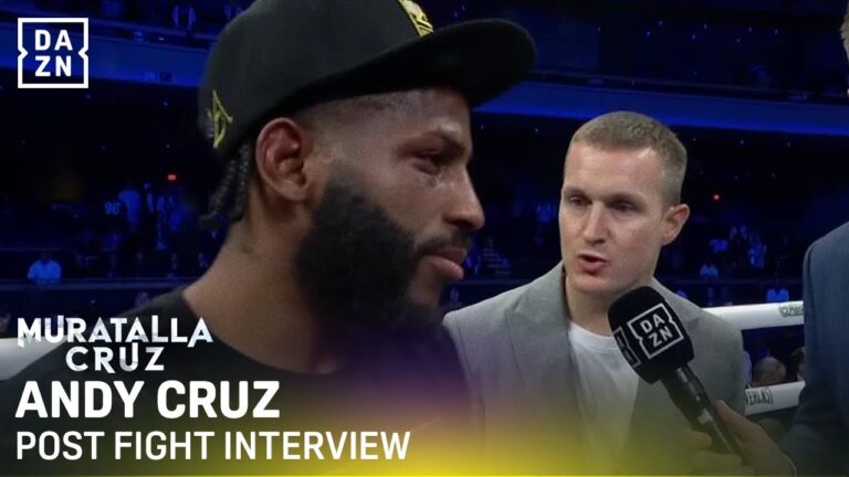 Andy Cruz reacts to his defeat to Raymond Muratalla | Post Fight Interview