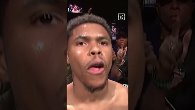 Terence Crawford backing Shakur Stevenson on his ring announcement is the ultimate flex