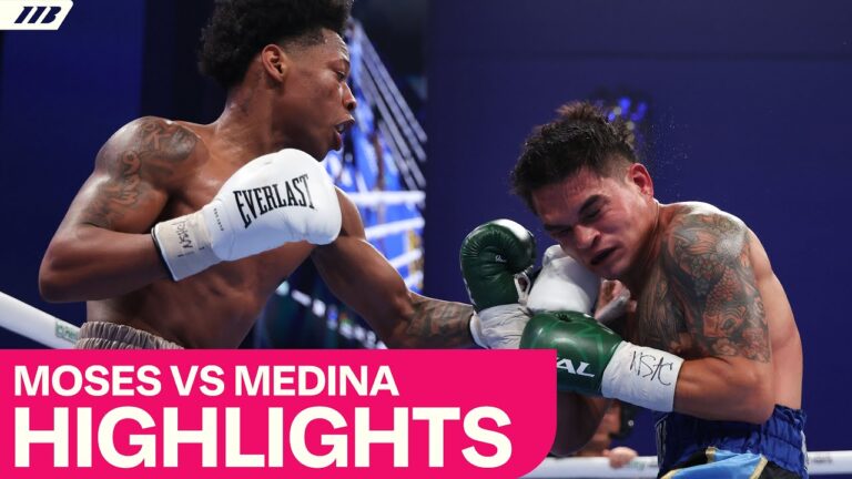Classy Zaquin Moses extends unbeaten record to 6-0 Vs Medina | Matchroom Boxing