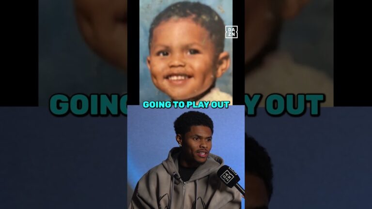 Shakur Stevenson's message to his younger self 🥰