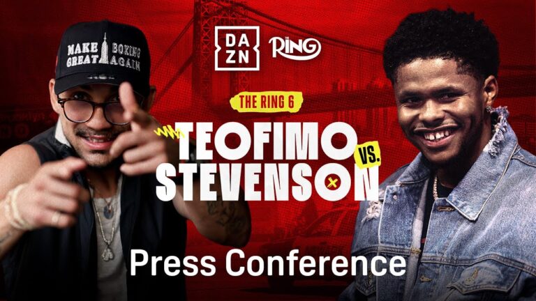 RING 6: TEOFIMO LOPEZ VS. SHAKUR STEVENSON PRESS CONFERENCE LIVESTREAM
