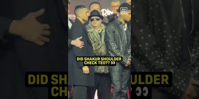 Did Shakur Stevenson REALLY shoulder check Teofimo Lopez at the end of their face-off?! – Boxing News