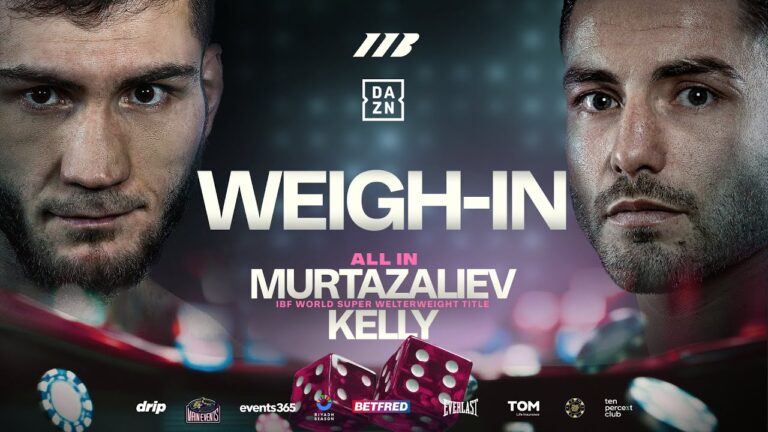 Bakhram Murtazaliev Vs Josh Kelly Weigh In *LIVE* | Matchroom Boxing