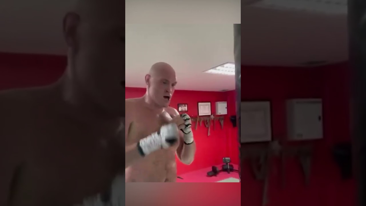 Tyson Fury is back putting in all the work 😅