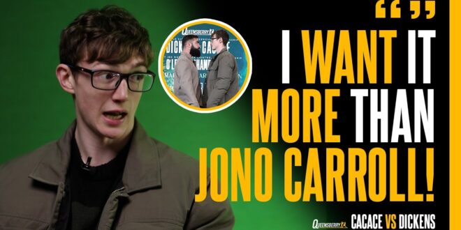 Colm Murphy RAW on fighting “WARRIOR” Jono Carroll 😤🔥