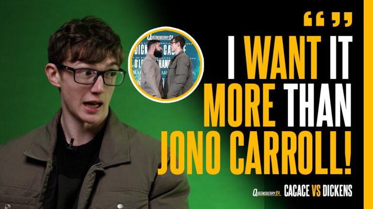 Colm Murphy RAW on fighting “WARRIOR” Jono Carroll 😤🔥