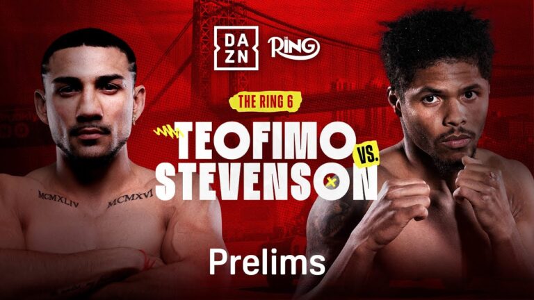 RING 6: TEOFIMO LOPEZ VS. SHAKUR STEVENSON PRELIMS LIVESTREAM