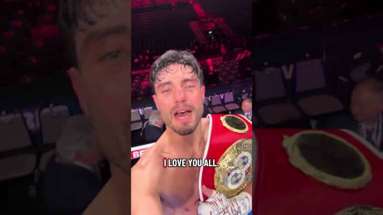 🤳 Josh Kelly has message following World Title win vs Murtazaliev 😘