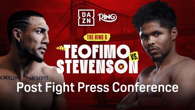RING 6: TEOFIMO LOPEZ VS. SHAKUR STEVENSON POST-FIGHT PRESS CONFERENCE LIVESTREAM