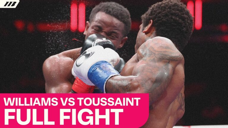 Ammo Williams Drops & Beats Late Replacement Toussaint | Matchroom Boxing