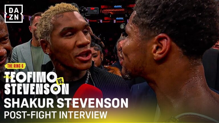 “HE'S FOOD!” Shakur Stevenson & Conor Benn CLASH in HEATED post-fight interview