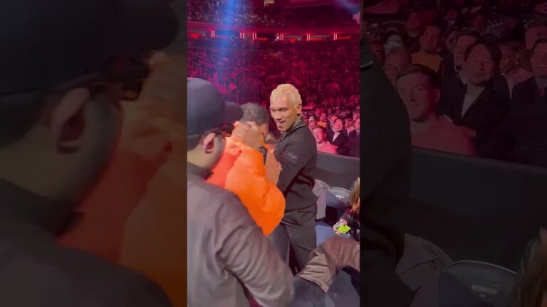 Conor Benn & Rolly Romero Go At It Ringside At Shakur Vs Teo In NYC 👀