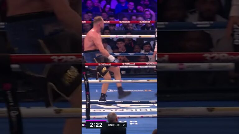 Derek Chisora sent Wallin  💨