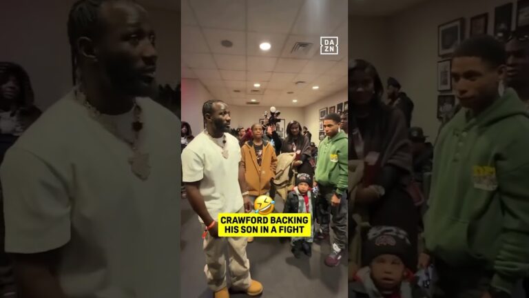 Just Terence Crawford & Saquon arguing whose son wins in a fight. They are 2 & 3 😆#RING6