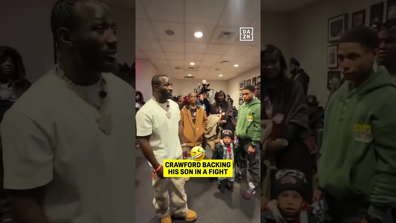 Just Terence Crawford & Saquon arguing whose son wins in a fight. They are 2 & 3 😆#RING6