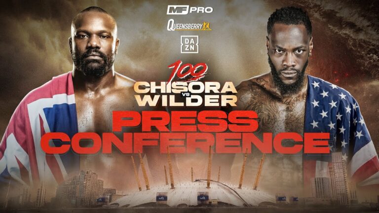 LIVE Launch Press Conference | Derek Chisora vs Deontay Wilder 💥🥊