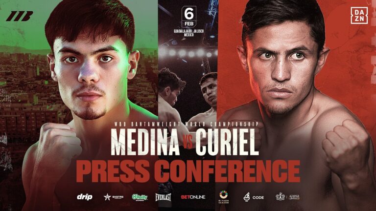 Christian Medina vs Adrian Curiel | Final Press Conference | Matchroom Boxing