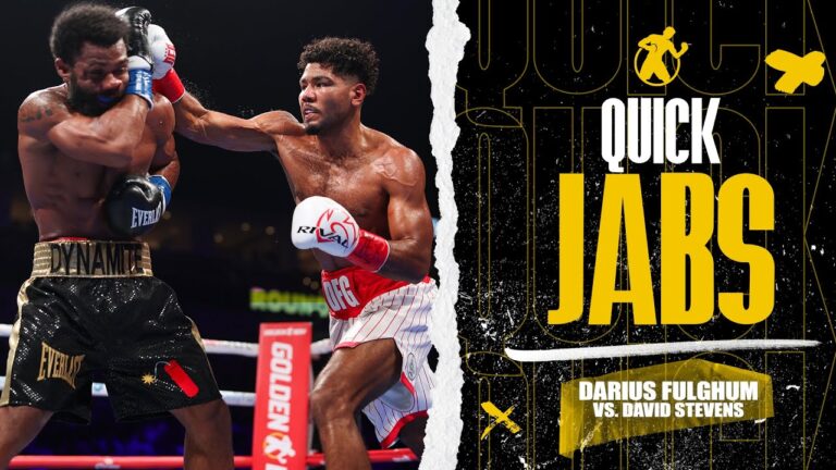 Quick Jabs | Darius Fulghum vs. David Stevens | Ugly cross road fight {Full Fight}