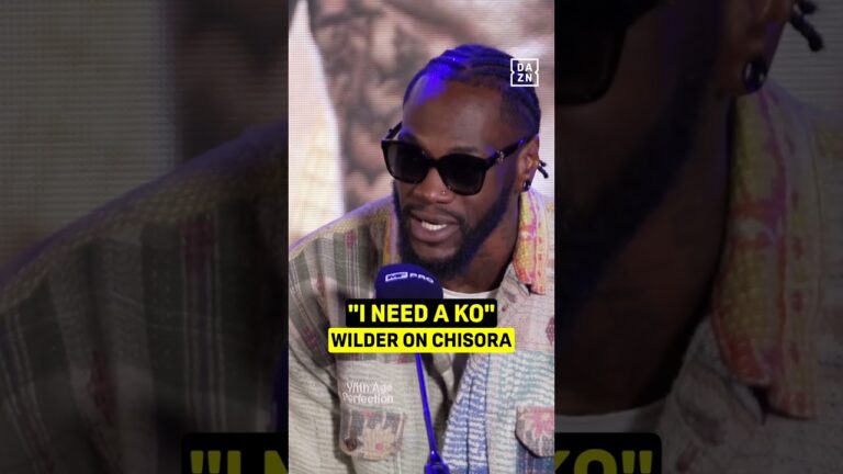 Wilder need a KNOCKOUT! #shorts