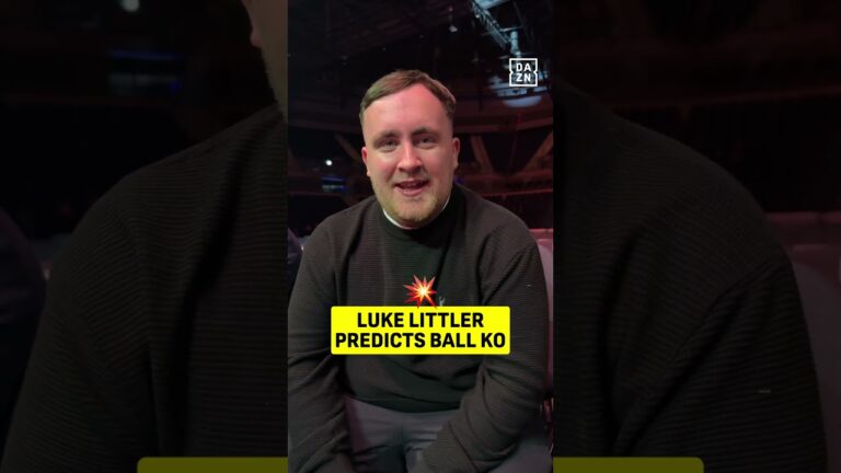 Luke Littler predicts Nick Ball STOPPAGE against Brandon Figueroa