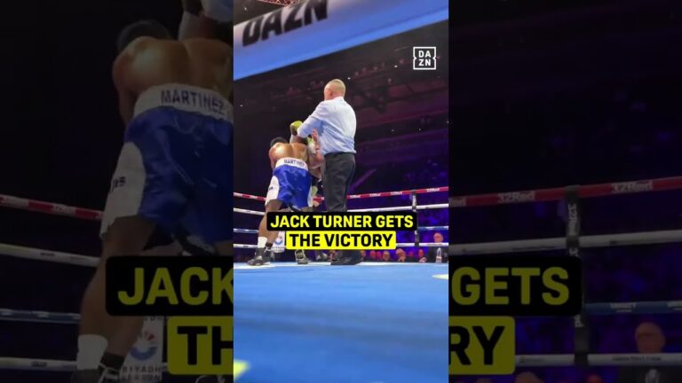 Jack Turner Gets the Stoppage in Rd 3