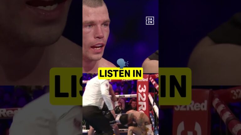 UNSEEN! Andrew Cain receives AMAZING advice in the corner the round before he gets HUGE KO