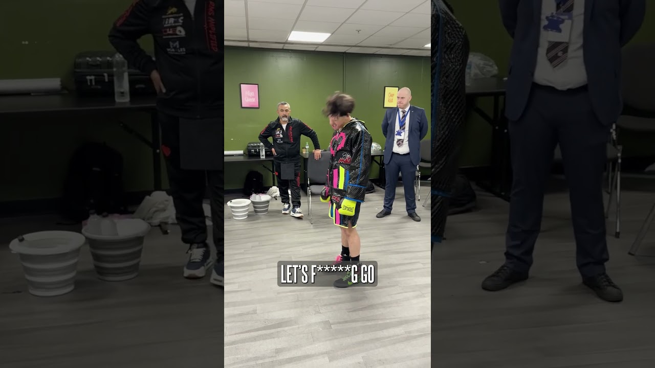 Brandon Figueroa was in the ZONE ahead of this fight ⚔️