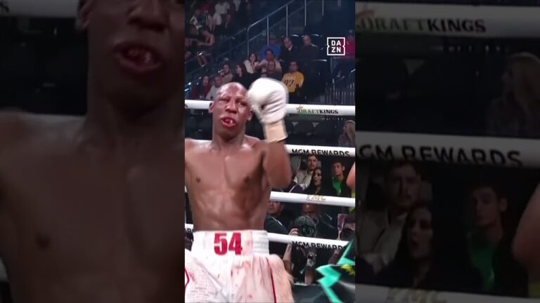 When Mario Barrios DROPPED Yordenis UgÃ¡s in the twelfth round 😳 #shorts