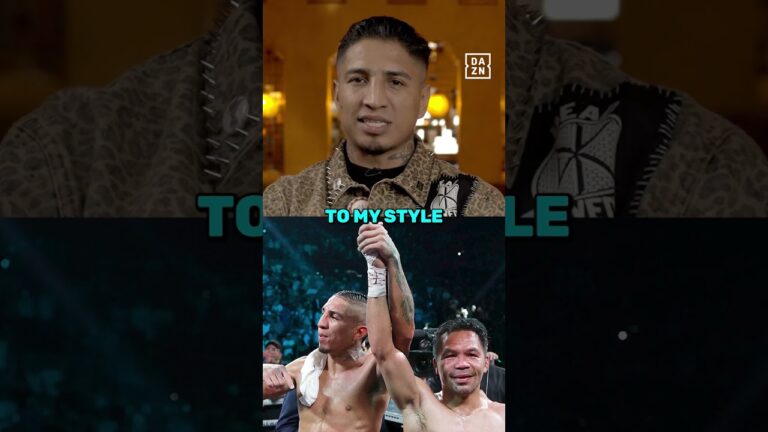 “One's a legend, one's something else!” Mario Barrios compares Pacquiao and Garcia 👀