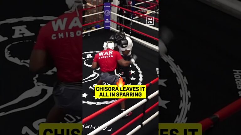 Derek Chisora went ALL IN when he sparred in David Haye's gym