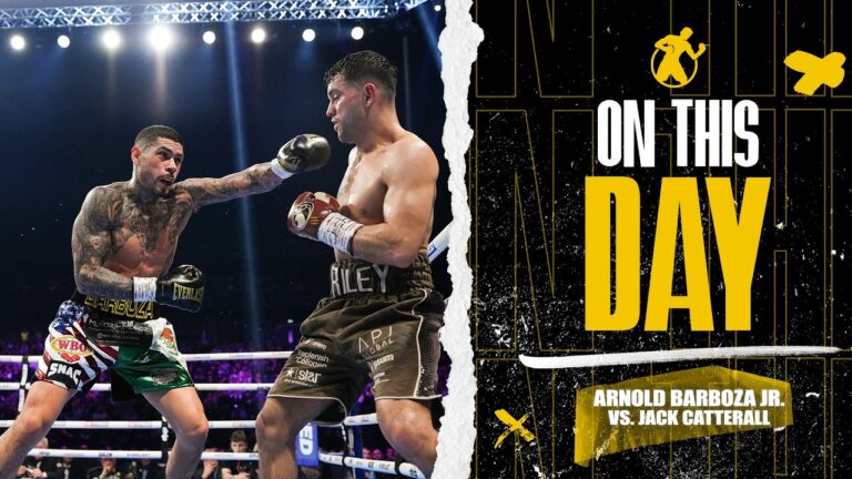 OTD | Arnold Barboza Jr. vs. Jack Catterall | El Monte over everybody!