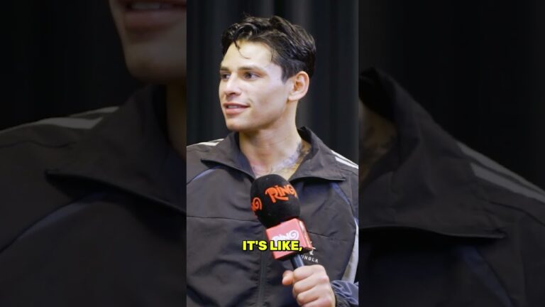 Shakur Stevenson reacts to Ryan Garcia calling for a fight after he fights Barrios. 😳