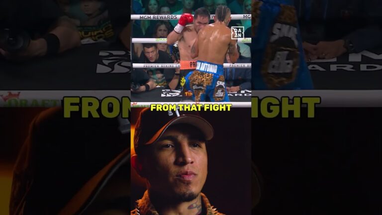 A fight with Manny Pacquiao has helped Mario Barrios prepare for Ryan Garcia