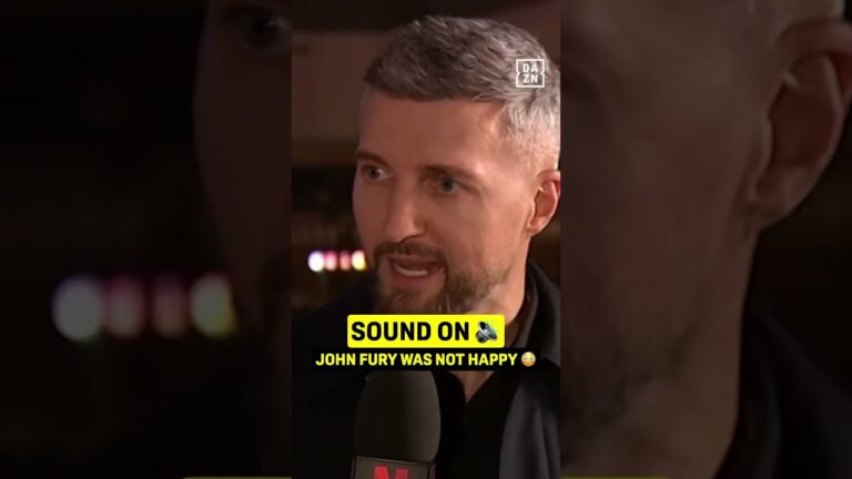 John Fury SHOUTED at Carl Froch before the Tyson Fury vs Arslanbek Makhmudov launch press conference