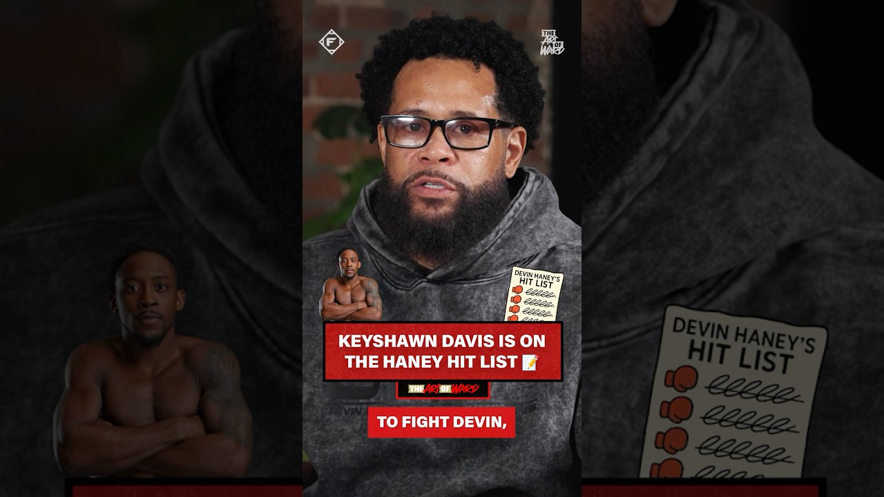 Bill Haney told Keyshawn to stop playing and tap in if he wants smoke with Devin 👀📱💨  #boxing