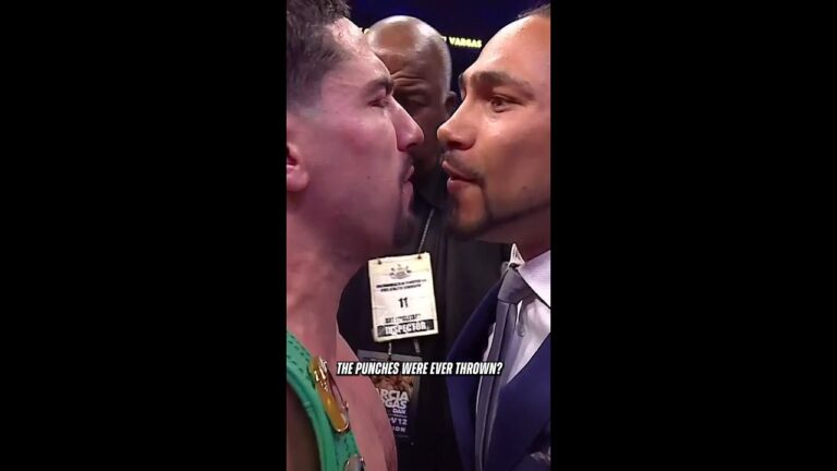 Keith Thurman Reveals His Favorite Fight Build-up