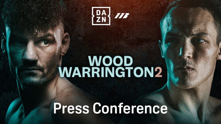 LEIGH WOOD VS. JOSH WARRINGTON II PRESS CONFERENCE LIVESTREAM