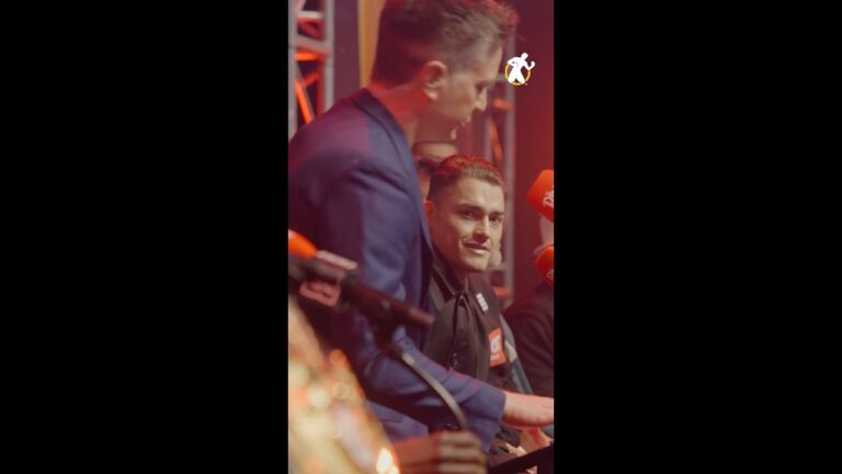 Hitchins was the only one not laughing…