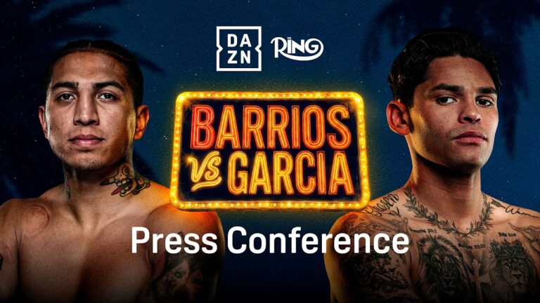 MARIO BARRIOS VS. RYAN GARCIA PRESS CONFERENCE LIVESTREAM
