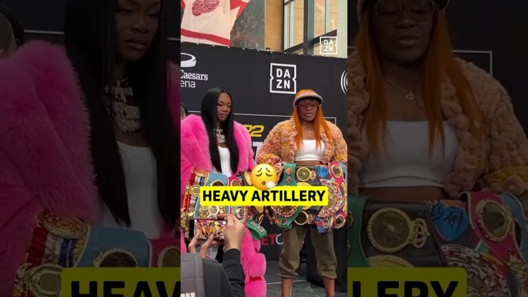 CRAZY number of belts! Claressa Shields & Franchon Crews-Dezurn show off their hardware 👑