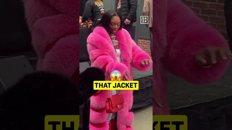 Claressa Shields wears SENSATIONAL jacket on arrival to Crews-Dezurn rematch press conference