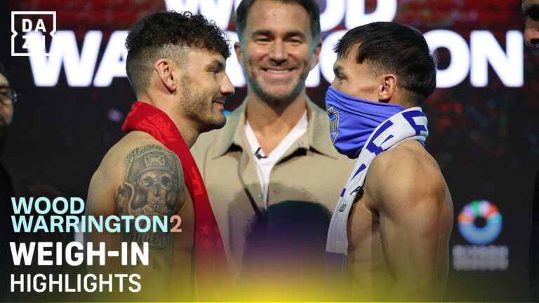 Leigh Wood vs. Josh Warrington 2 | Weigh-in Highlights