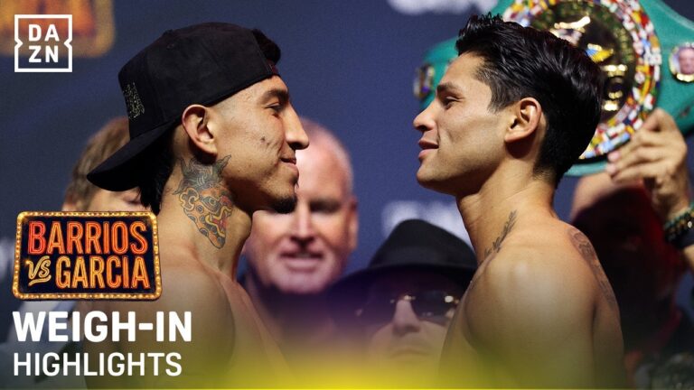 WEIGH-IN HIGHLIGHTS | MARIO BARRIOS VS RYAN GARCIA