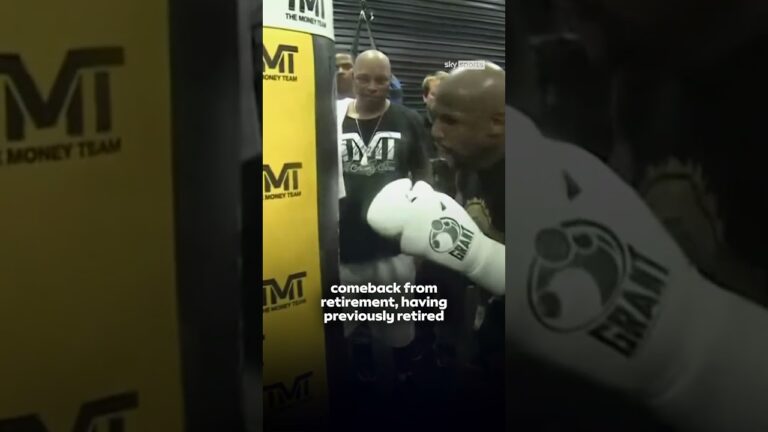 Floyd Mayweather announces professional comeback! 👀