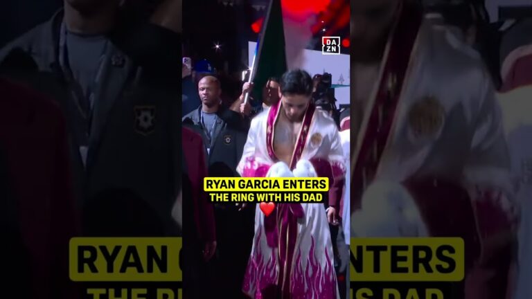 Ryan Garcia makes his EL REY ring walk!! #shorts