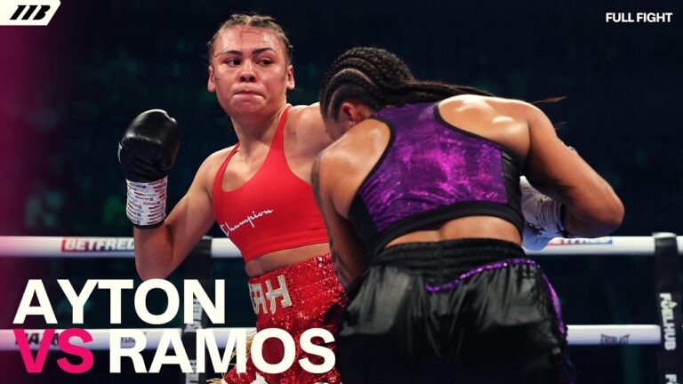 Tiah Mai Ayton Banks 8 Rounds Vs Catherine Tacone Ramos | Matchroom Boxing