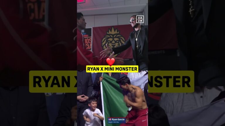 “We went VIRAL champ!” Ryan Garcia with David Benavidez & his son is always iconic 🔥