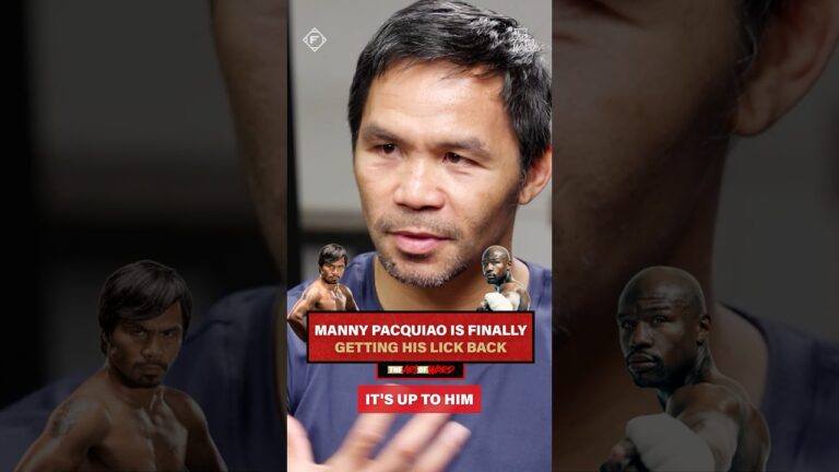 Manny Pacquiao never stopped wanting his get back 😤 #MayweatherPacquiao2